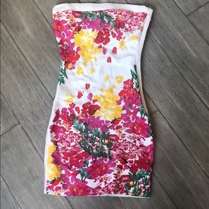 Marciano Floral tube body-con dress